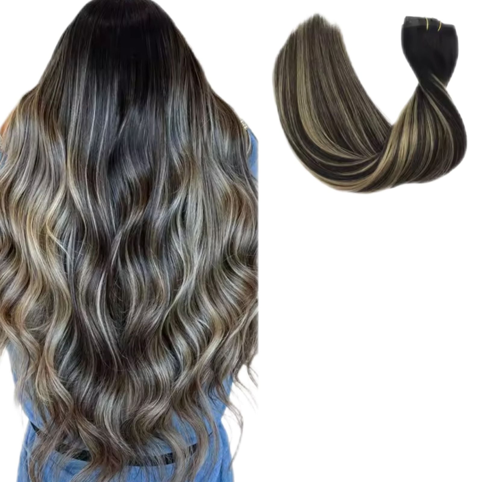 Mega Hair Na Trama Cabelo Natural