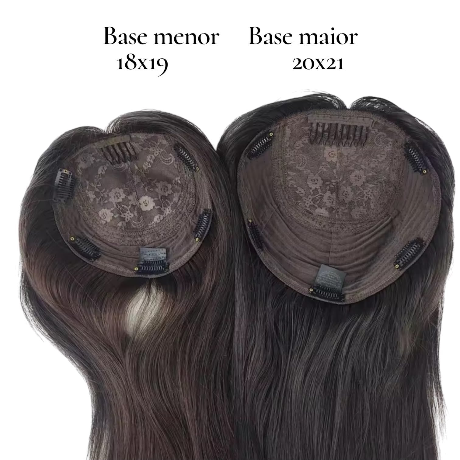 Silk Topper Wig Cabelo Brasileiro Natural