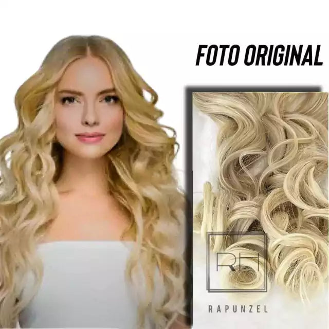Aplique Orgânico Fibra Premium Fio Invisível e Tic Tac