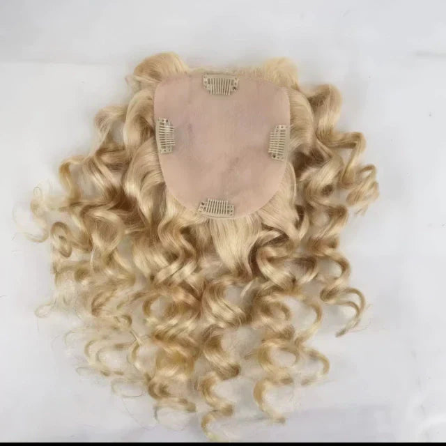 Topo Cacheado Cabelo Humano Personalizado