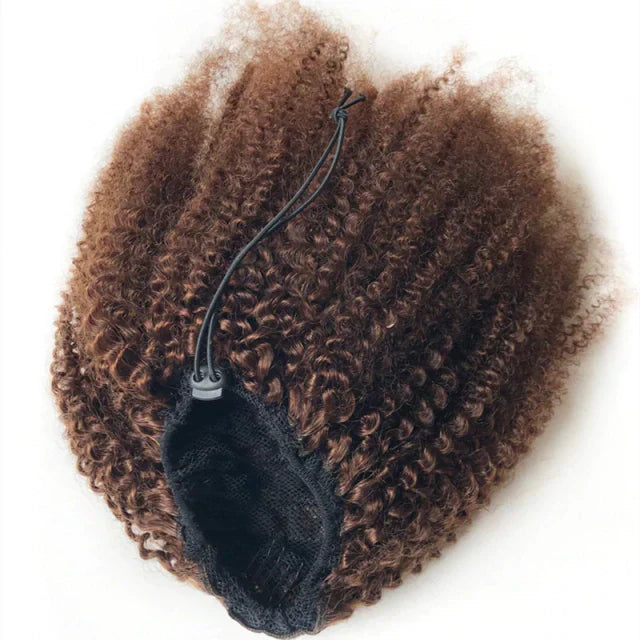 Rabo de Cavalo Coque Puff Crespo Cabelo Natural