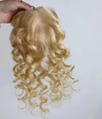 Topo Cacheado Cabelo Humano Personalizado
