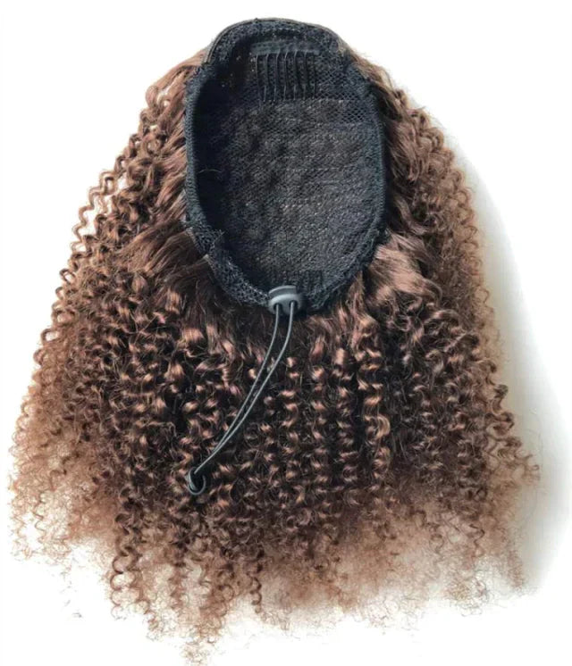 Rabo de Cavalo Coque Puff Crespo Cabelo Natural