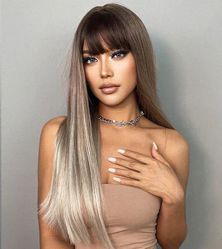 Peruca Wig  Com Franja