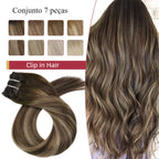 Kit Telas 7 Peças Cabelo Natural Com Tic Tac