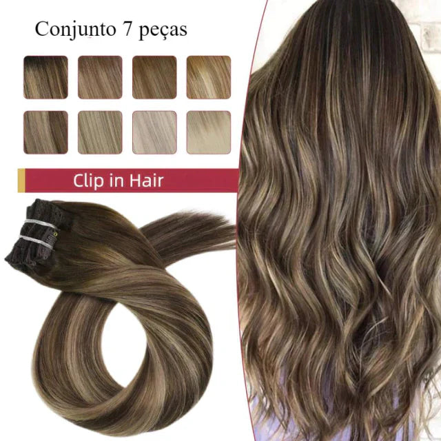 Kit Telas 7 Peças Cabelo Natural Com Tic Tac