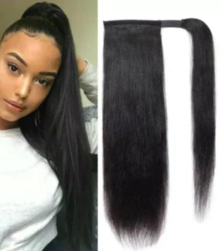 Rabo de cavalo cabelo natural