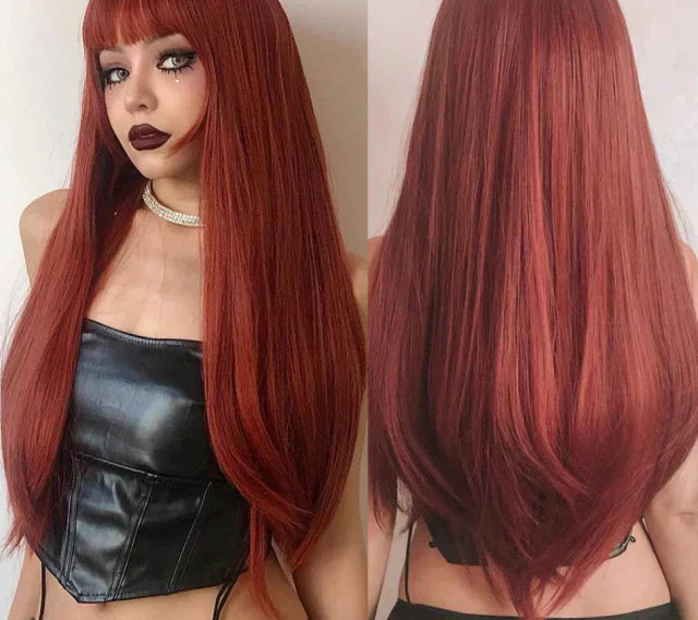 Peruca Wig  Com Franja