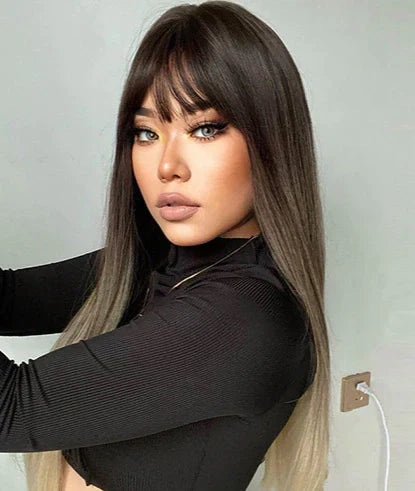 Peruca Wig  Com Franja