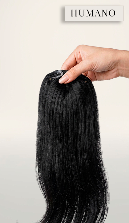 Franja Cabelo Natural Removível