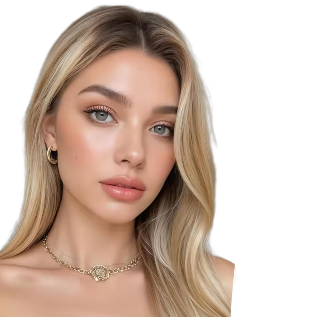 Topo Cabelo Humano Loiro Silk base