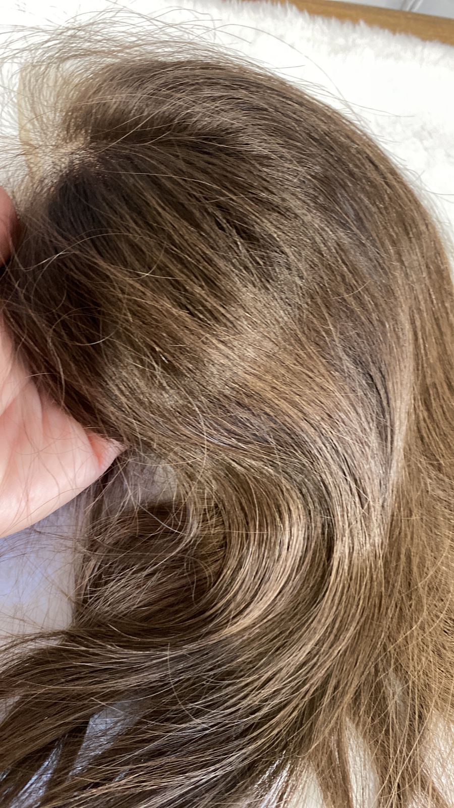Topo Cabelo Humano Loiro Silk base