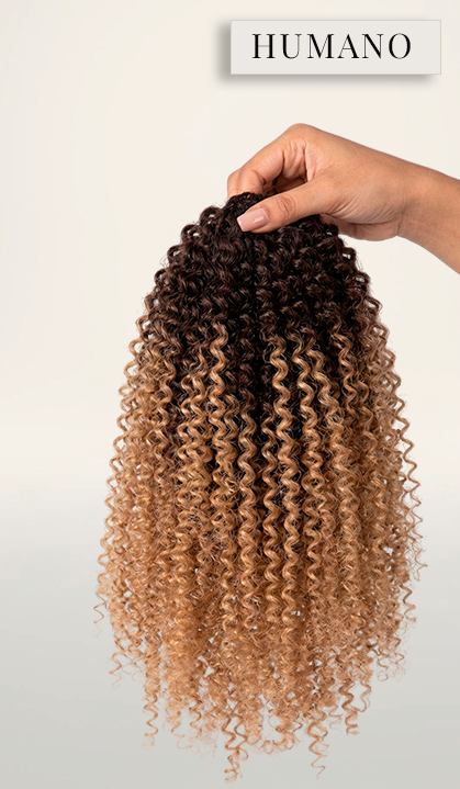 Rabo de Cavalo Coque Puff Crespo Cabelo Natural