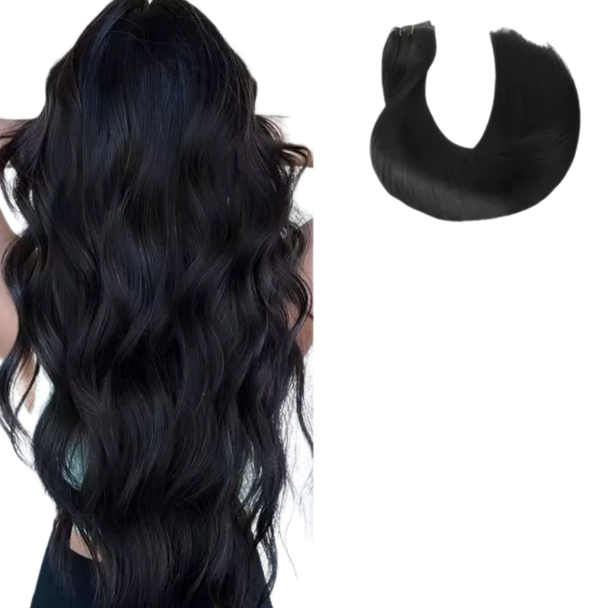 Mega Hair Na Trama Cabelo Natural