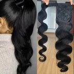 Rabo de cavalo cabelo natural