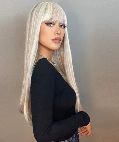 Peruca Wig  Com Franja