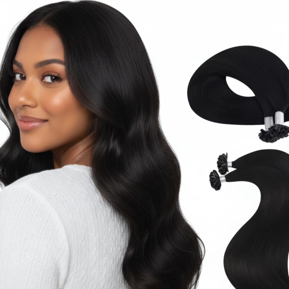 Mega Hair Na Queratina