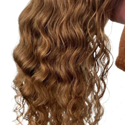 Topo Cacheado Cabelo Humano Personalizado