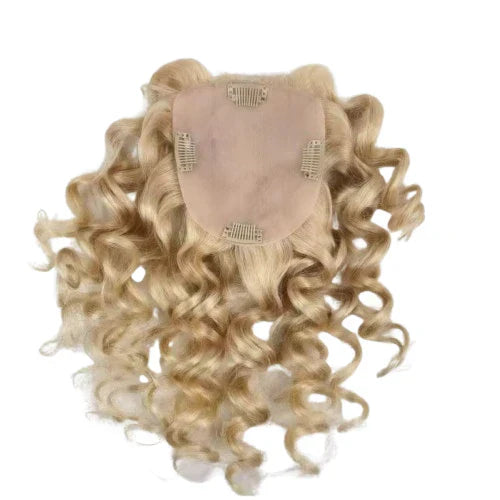 Topo Cacheado Cabelo Humano Personalizado
