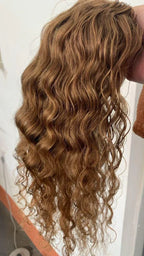 Topo Cacheado Cabelo Humano Personalizado