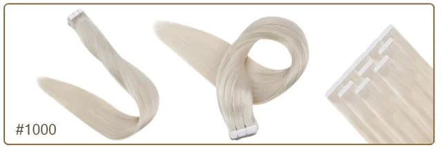 Mega Hair Fita Adesiva Natural