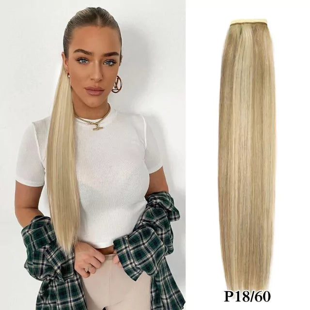 Rabo de cavalo cabelo natural