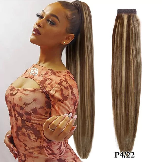 Rabo de cavalo cabelo natural