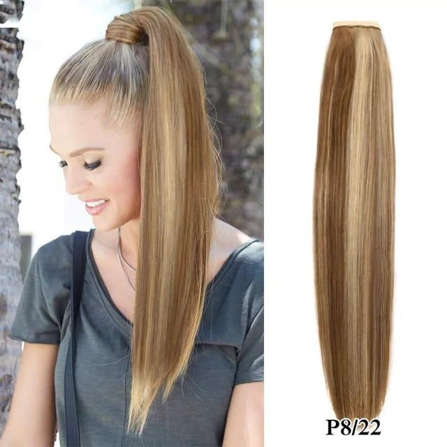 Rabo de cavalo cabelo natural