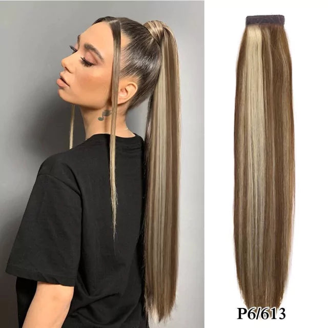 Rabo de cavalo cabelo natural