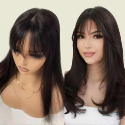 Topo Humano com Franja Silk Base