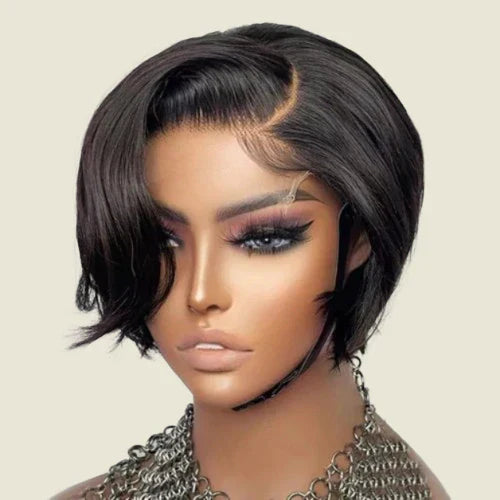 Lace Wig Cabelo Curto Pixie