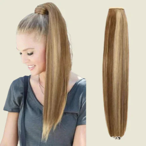 Rabo de cavalo cabelo natural