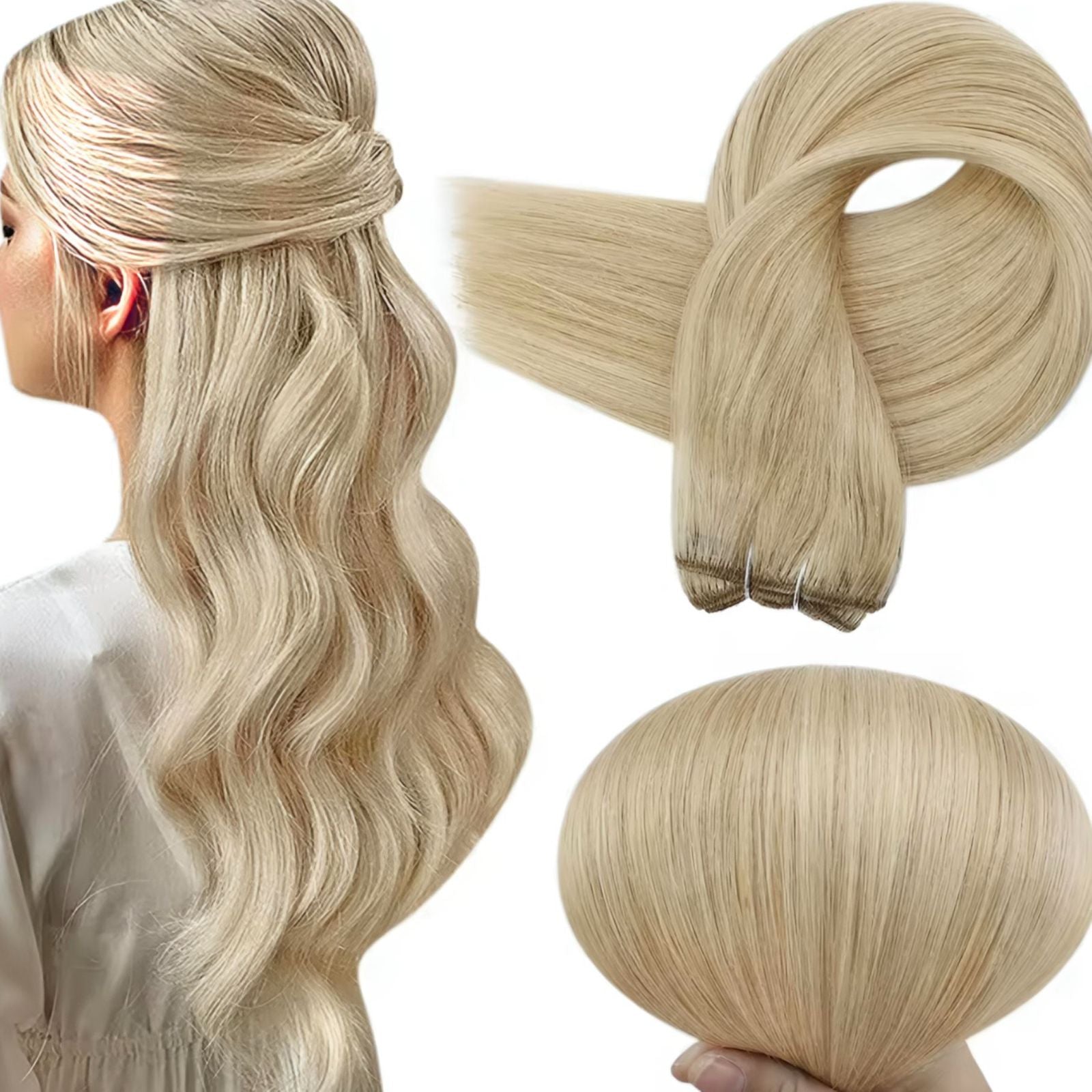 Mega Hair Na Trama Cabelo Natural