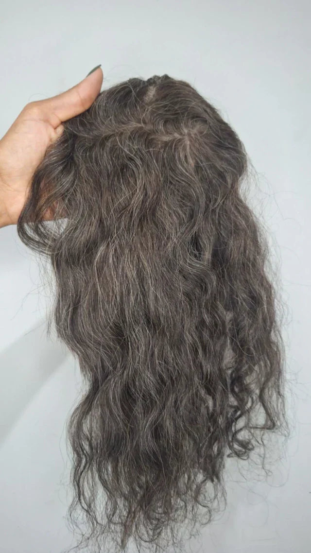 Topo Cacheado Humano Repartição Livre Silk Base