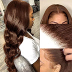 Lace wig Longa de fibra humanizada