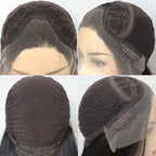 Lace wig Longa de fibra humanizada