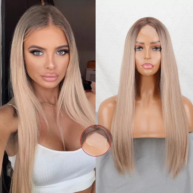 Peruca Wig Lisa com Disfarce Frontal