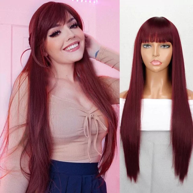 Peruca Wig Lisa com Disfarce Frontal