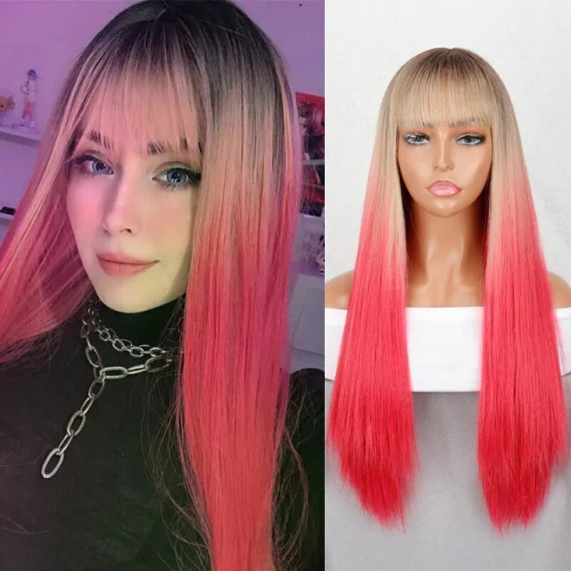 Peruca Wig Lisa com Disfarce Frontal