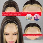 Peruca Wig Lisa com Disfarce Frontal