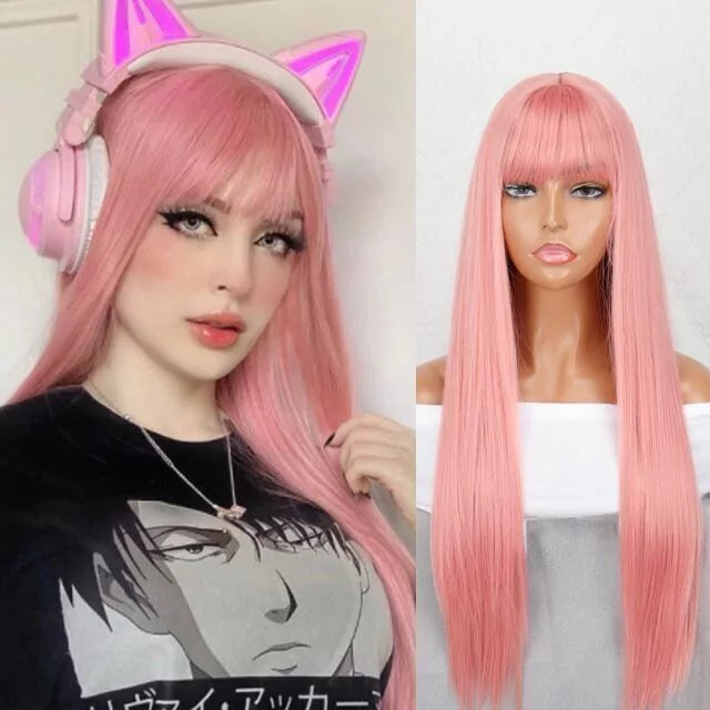 Peruca Wig Lisa com Disfarce Frontal
