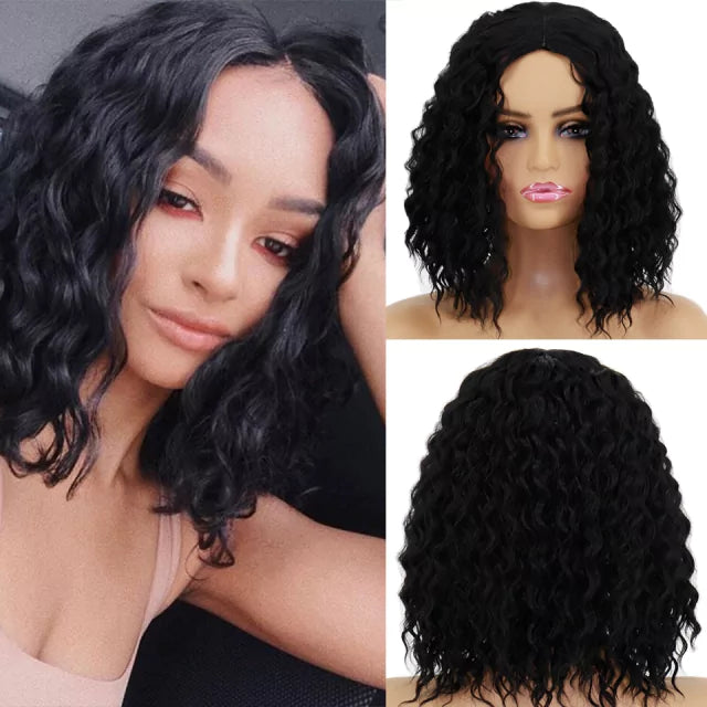 Peruca wig cacheada orgânica