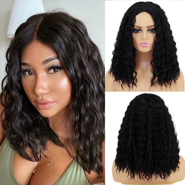 Peruca wig cacheada orgânica