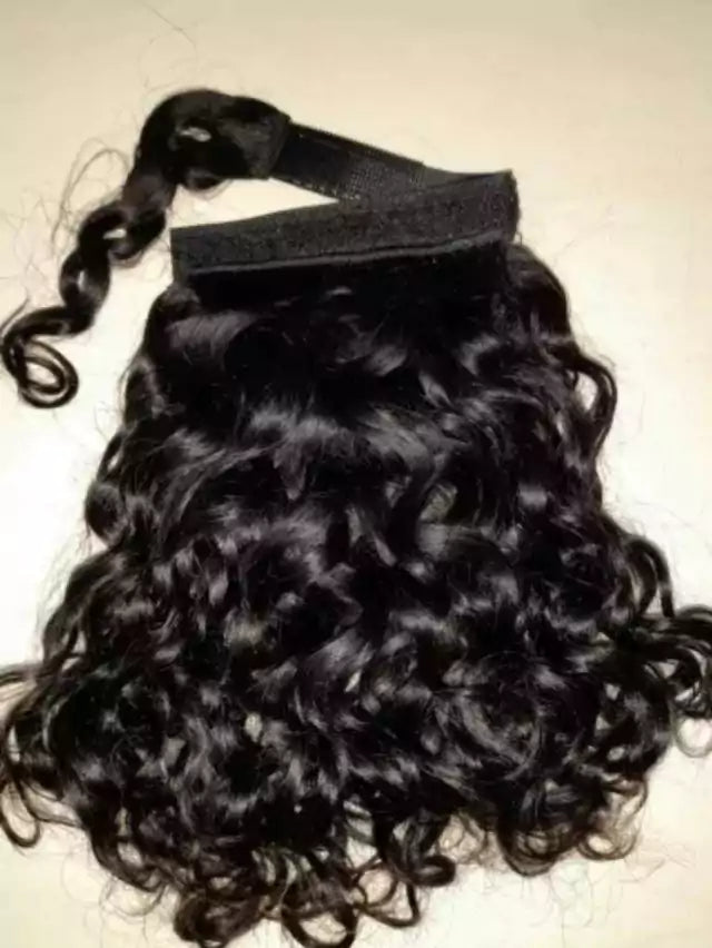 Rabo de cavalo cabelo natural