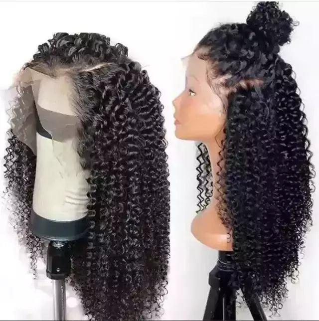 Lace wig cabelo humano cacheado