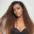 Lace wig cabelo humano cacheado