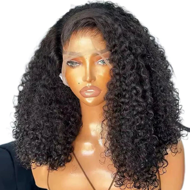 Lace wig cabelo humano cacheado