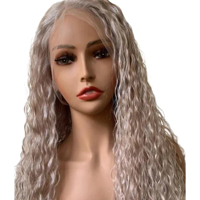 Lace wig cabelo humano cacheado