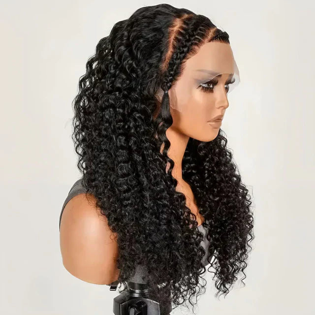 Lace wig cabelo humano cacheado