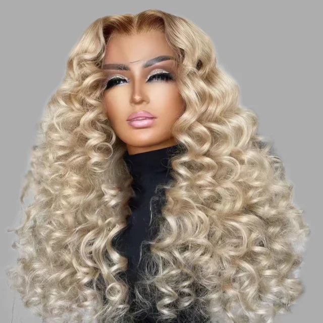 Lace wig cabelo humano cacheado
